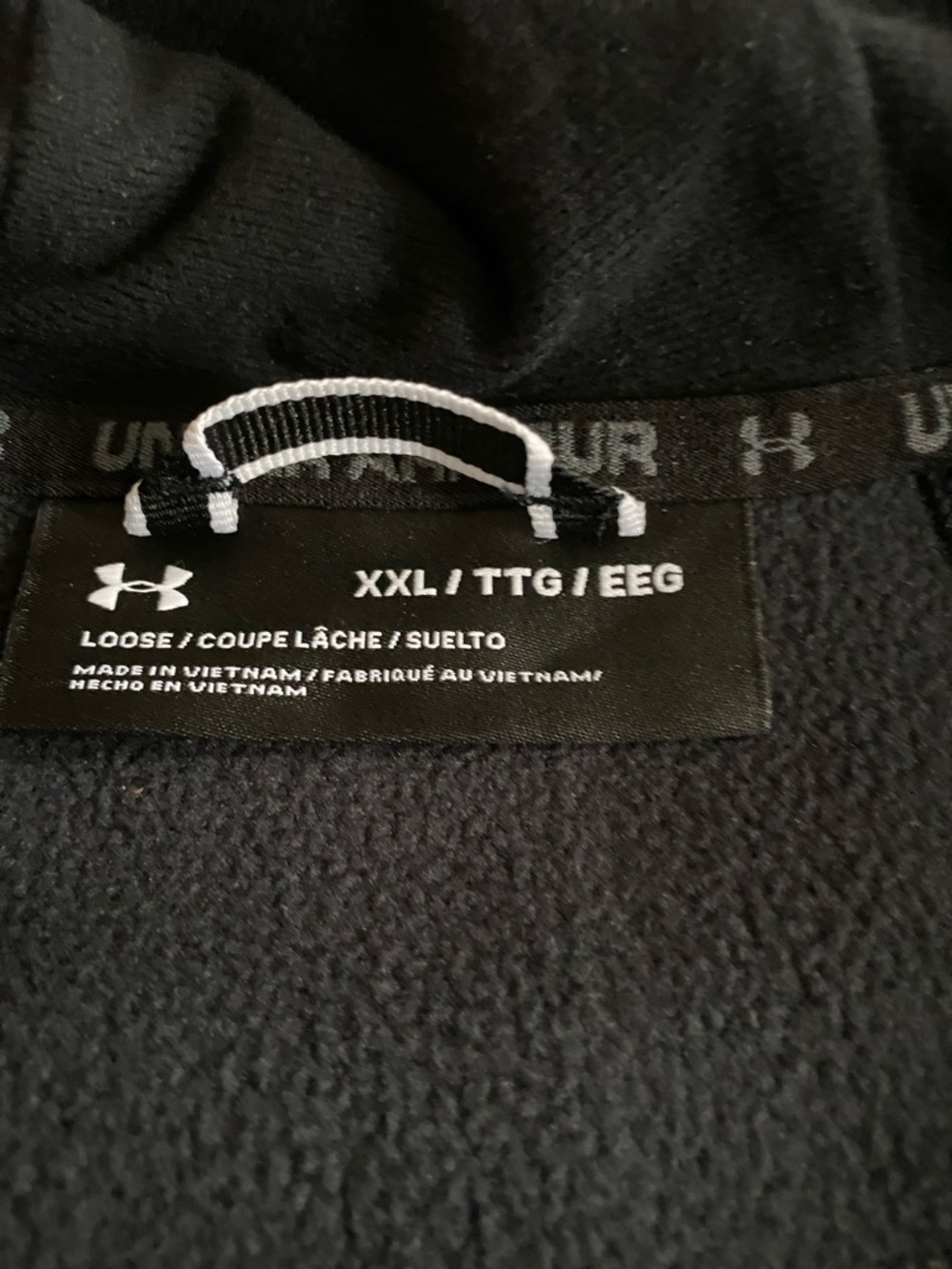 Under Armour Black Men's Full-Zip Hooded Performance Jacket - Picture 5 of 12